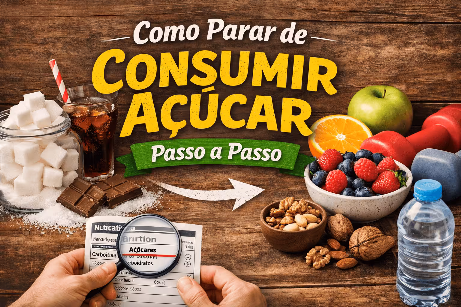 Como parar de consumir açúcar (passo a passo)