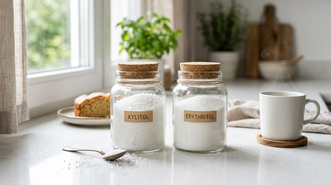 Xilitol ou Eritritol: Qual é o Melhor Adoçante para Você?
