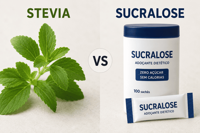 Stevia ou Sucralose: Qual Adoçante Vale Mais a Pena?